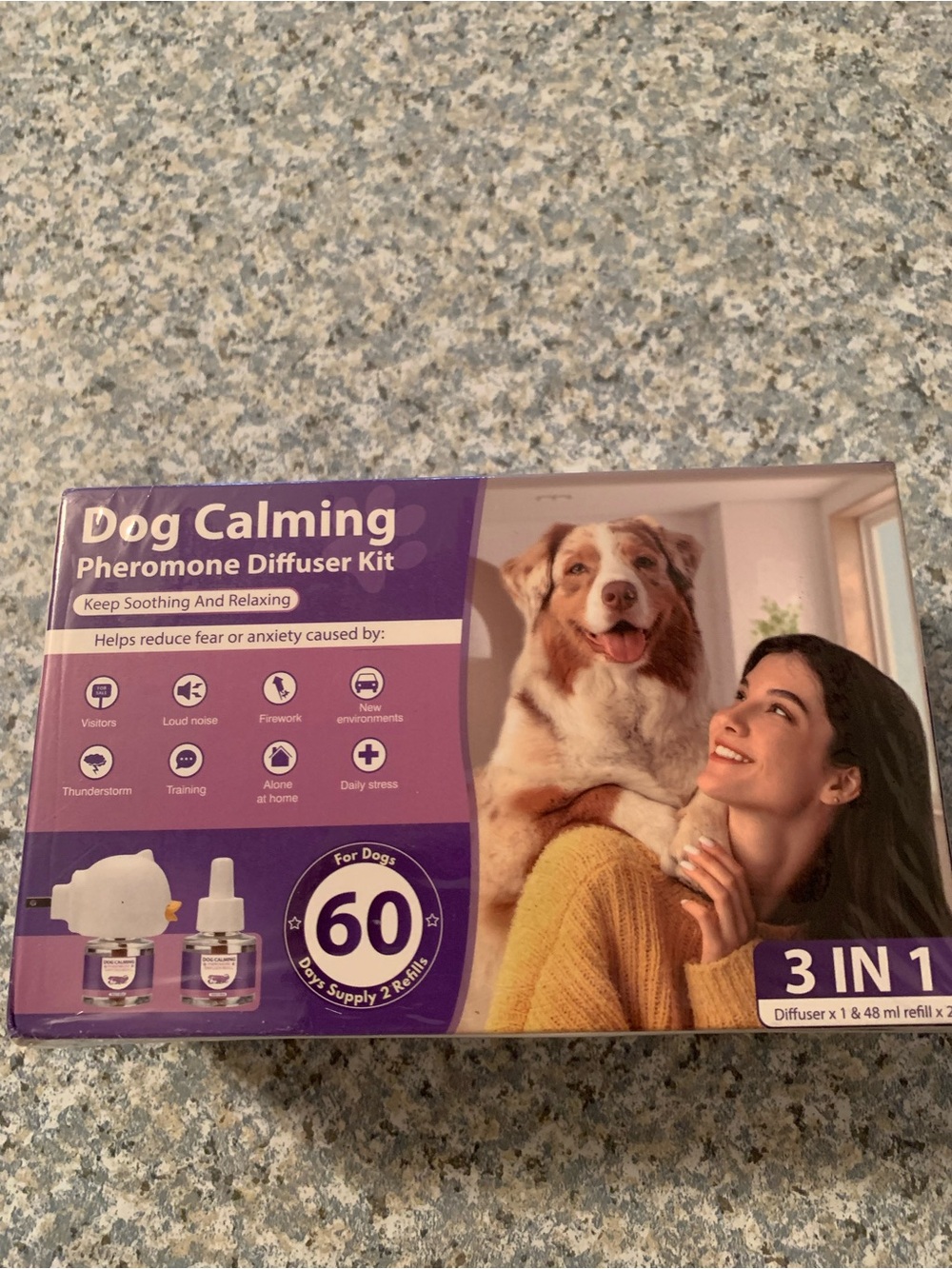 Dog Pheromones Calming Diffuser 3 in 1 Advanced Kit Appeasing Pheromone Diffuser